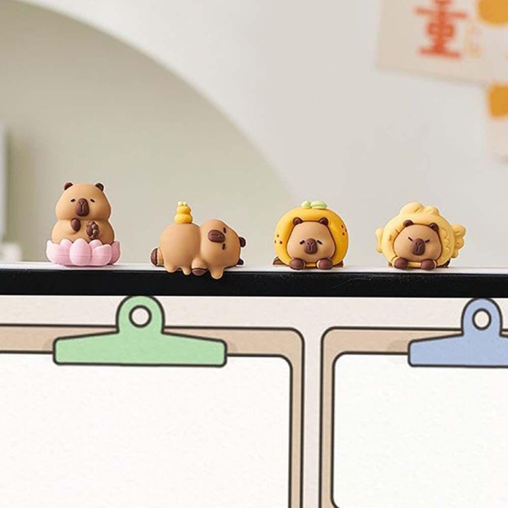 Navigator Screen Capybara Screen Figurine Cute Animal Capybara Ornament Model  Center Console
