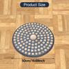Foot Acupressure Mat Massage Board Non-Slip Wooden Base Portable Reflexology Tool Suitable for