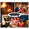 1pcs Black Iron Plate Candle Holder Tray Holder Wedding Party Holiday Banquet Decorative Candle Accessories Home Decor LZT004