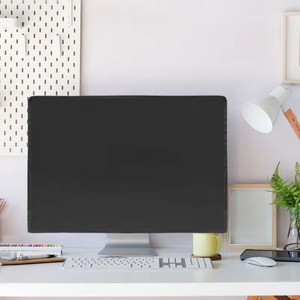 Oxford Cloth Computer Monitor Dust Cover Thicken Computer Screen Protective Cover  Household