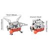 Mini Square Cooktop for Camping and Hiking Camping Gas Stove Foldable Split Gas Burners Cooking Gas Stove Butanes Stove