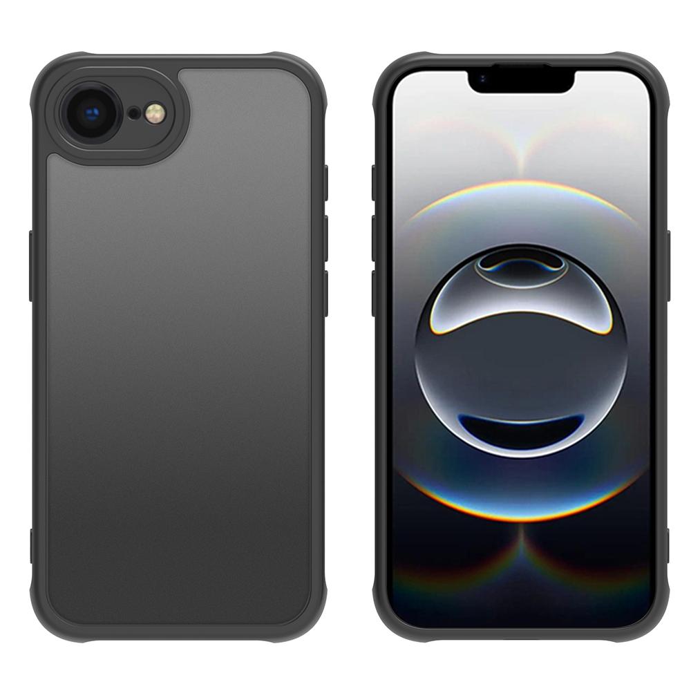 For iPhone 16e Case Skin Touch Matte PC+TPU Shockproof Phone Back Cover