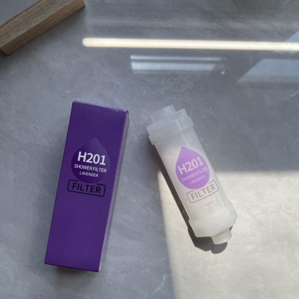 Filtrační hlavice sprchy s vitamínem C pod vysokým tlakem, lázeňská kvalita, s vůní levandule, do koupele, péče o pleť, proti usazování vodního kamene, změkčovač vody