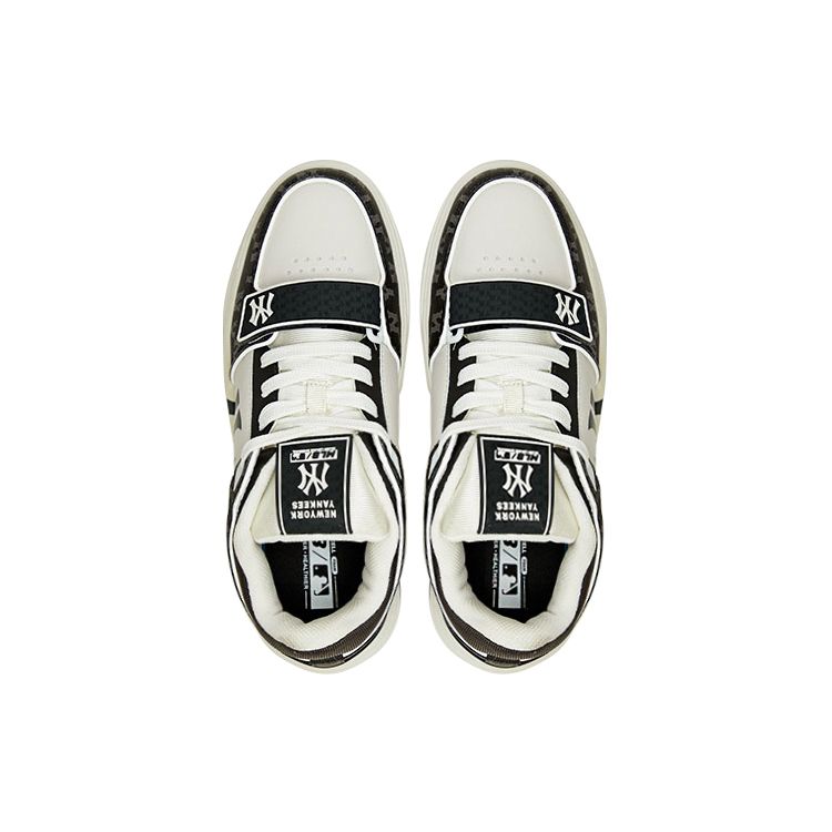 MLB Chunky Liner 3D Fabric Synthetic Leather Casual Shoes Unisex Sneakers Black 3ASXCDN3N-50BKS