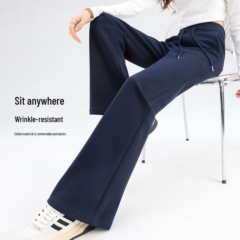 Handu Yishe Women's High-Waist Flare Pants