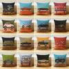 Cartoon Dog Pet Animal Print Sofa Cushion Cover Pillowcase Home Decor Party Car Bedding