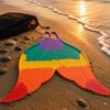 Professional Swimming Fins Mermaid Monofin Silicone Rubber Aquatic Gear Swim