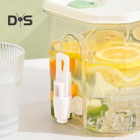Drink Dispenser with Spigot 3.5L Cold Water Pitcher Beverage Liquid Drink Container for Fridge Lemonade Stand Juice Jug