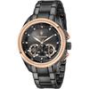 Maserati Traguardo Men's Dark Gray Chronograph Quartz Watch 100m Water Resistant Luminous Official Authentic