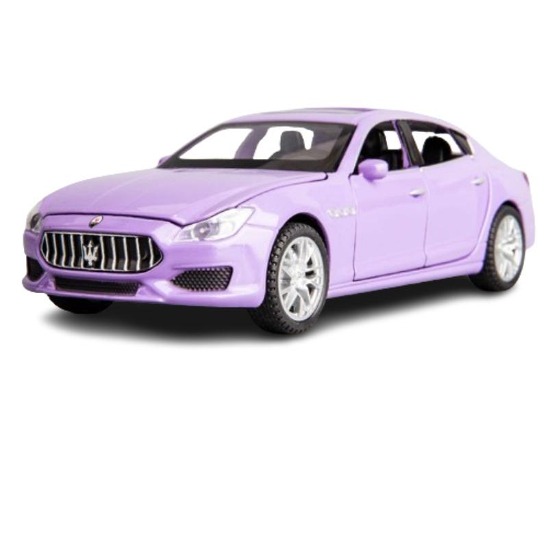 

1/32 Модель автомобиля из сплава Maserati Quattroporte Coupe Литая Металлическая Модель Игрушечного автомобиля для симуляции Звук и Свет Коллекция Детская Игрушка Подарок