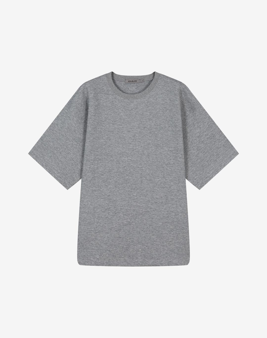 Adrielos Neoprene Rubber Half T-Shirt [Melange Gray] M