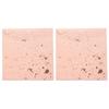 A84E-80X Gold Blocking Pink Marble Texture Disposable Tableware Set Paper Napkins