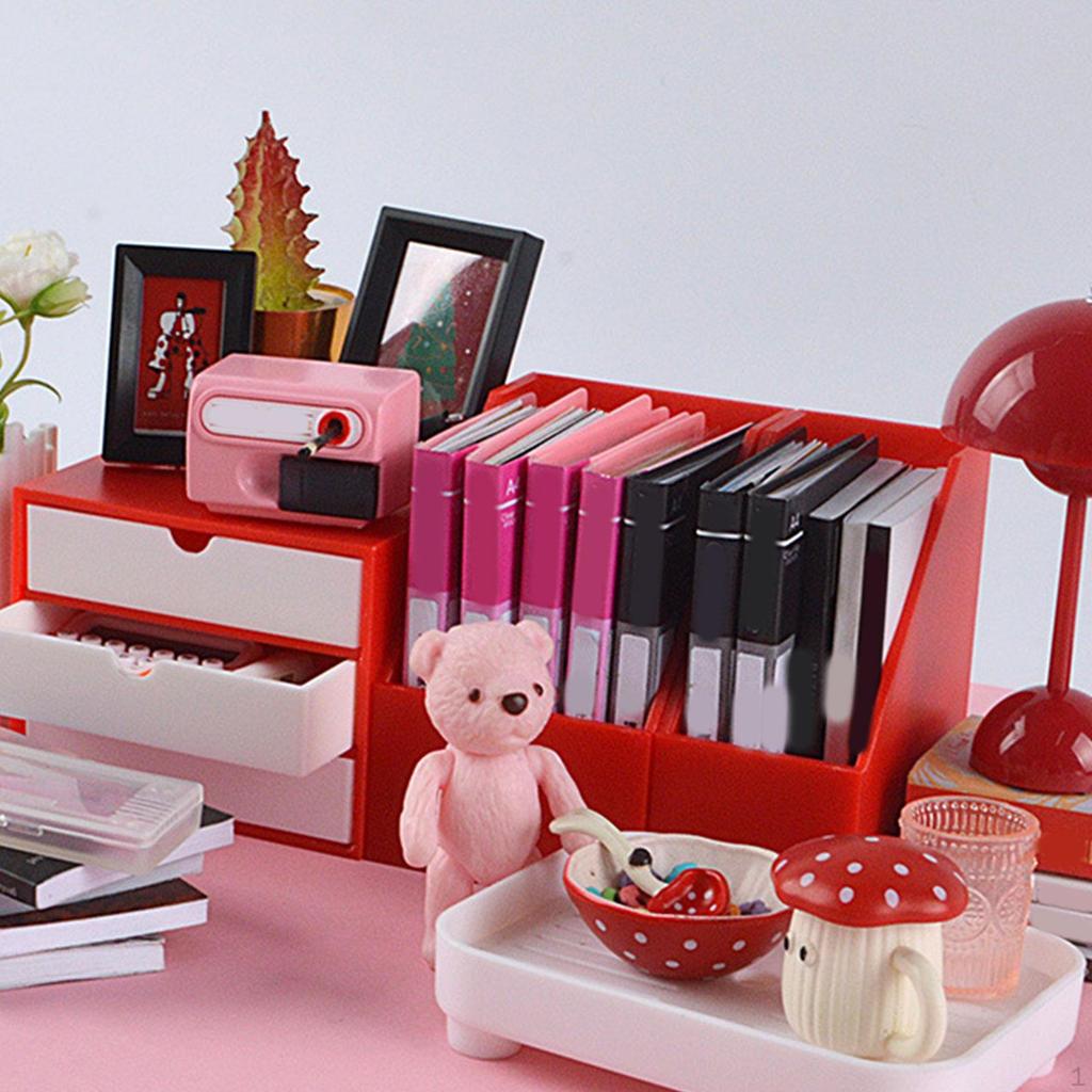 1:6 Doll House Desk Shelf for Sand Table Miniature Scene