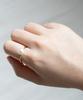 Alleun Silver 925 Bold Nucleus Pearl Ring For Women (Type B)