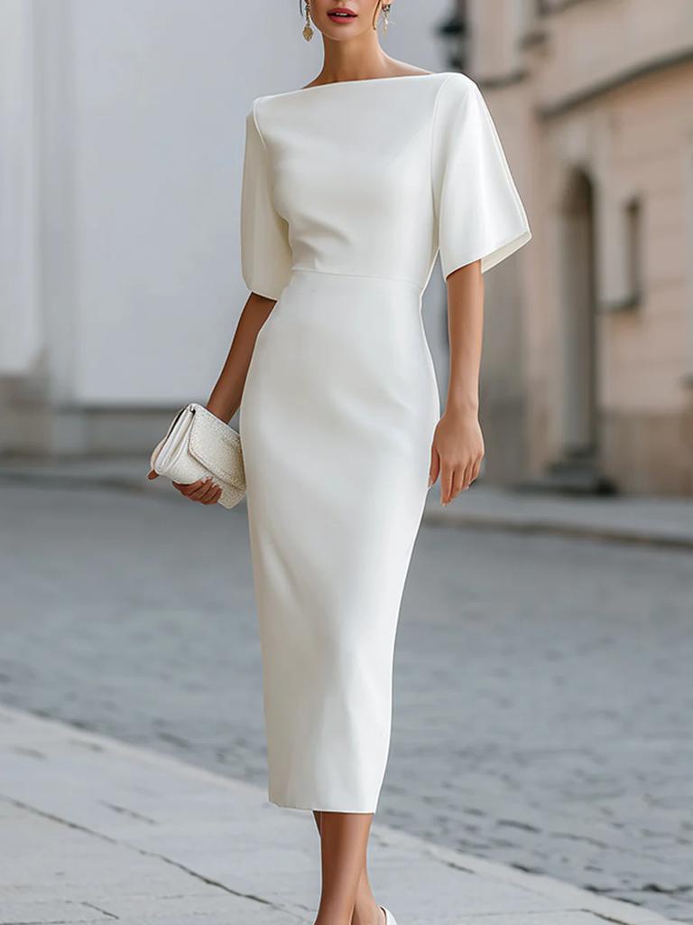 Rochie Midi/Maxi Elegantă și Subțietoare pentru Femei