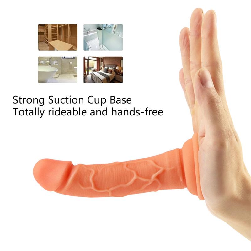 Dildo Female Eggless Masturbation Device Simulation Dildo Soft Silicone Small Penis Adult Female Products