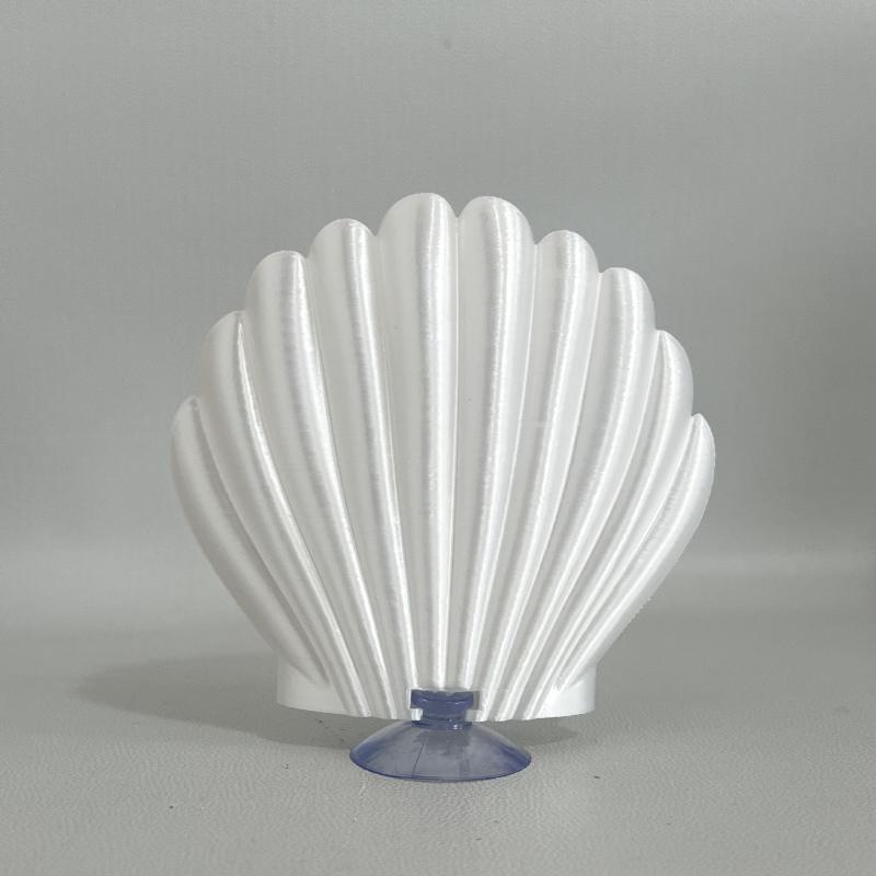 Shell Shaped Betta Fish Spawning Rest Platform With Strong Suction Cup Smooth Surface For Home Aquarium Decor