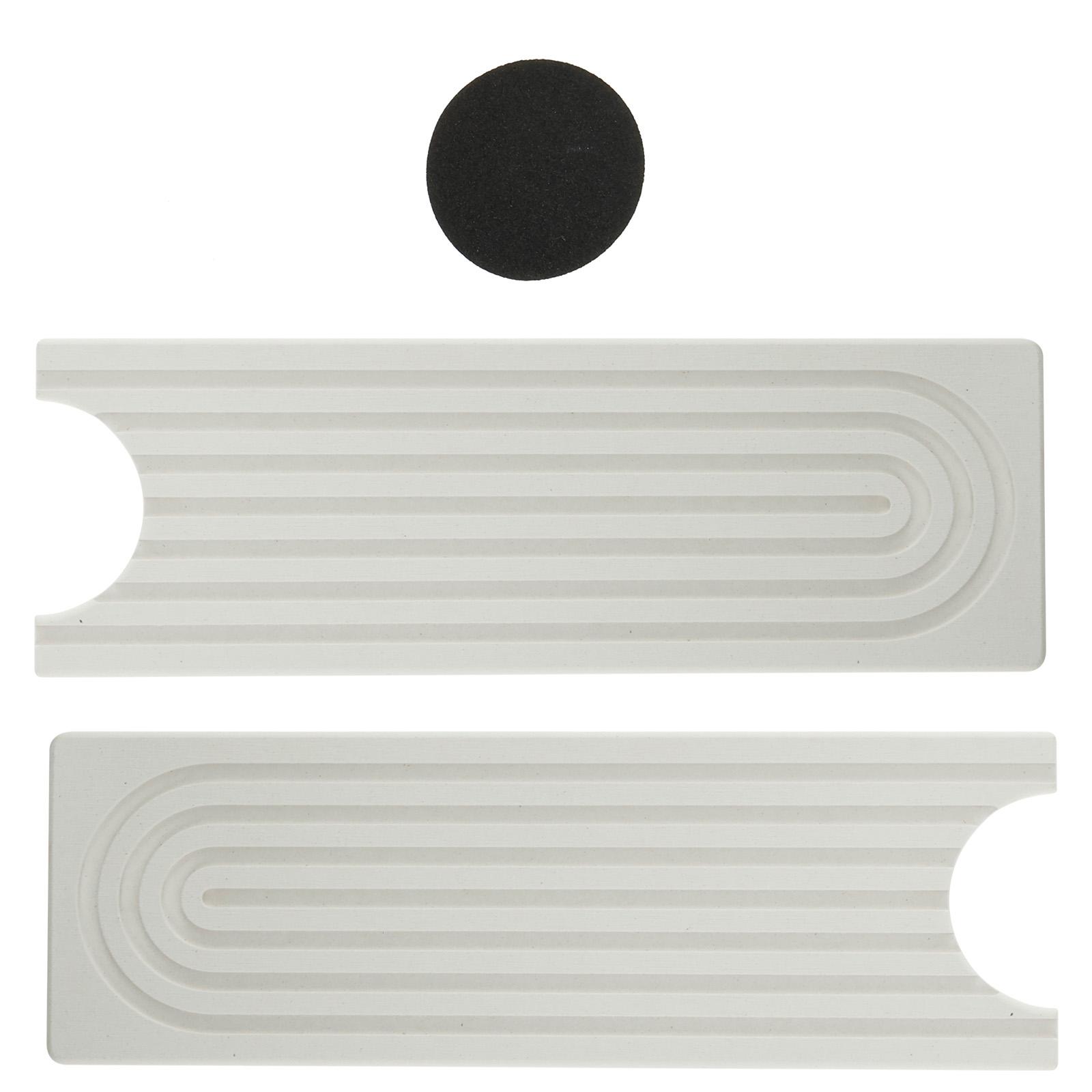 

Kitchen Sink Splash Guard, Diatomite Faucet Sink Splash Guard, Faucet Drain Mat for Kitchen Bathroom and Counter Absorbent Mat белый