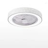 Modern Bedroom Ceiling Fan with Adjustable Light Intelligent Remote Control Painted Acrylic Fan Light Household Lighting Fixture