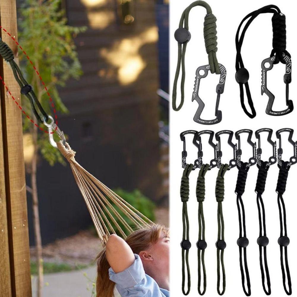 with Paracord Keychain Anti-Loss Rope Multifunctional Emergency Gear  for Camping Hiking