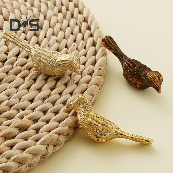 Zinklegering Dragonfly Skåphandtag Vintage Fågel Lådhandtag Garderob Toalettbord Skåpdörr Knopp Metall Draghandtag Kontor Hem Kök Dekoration