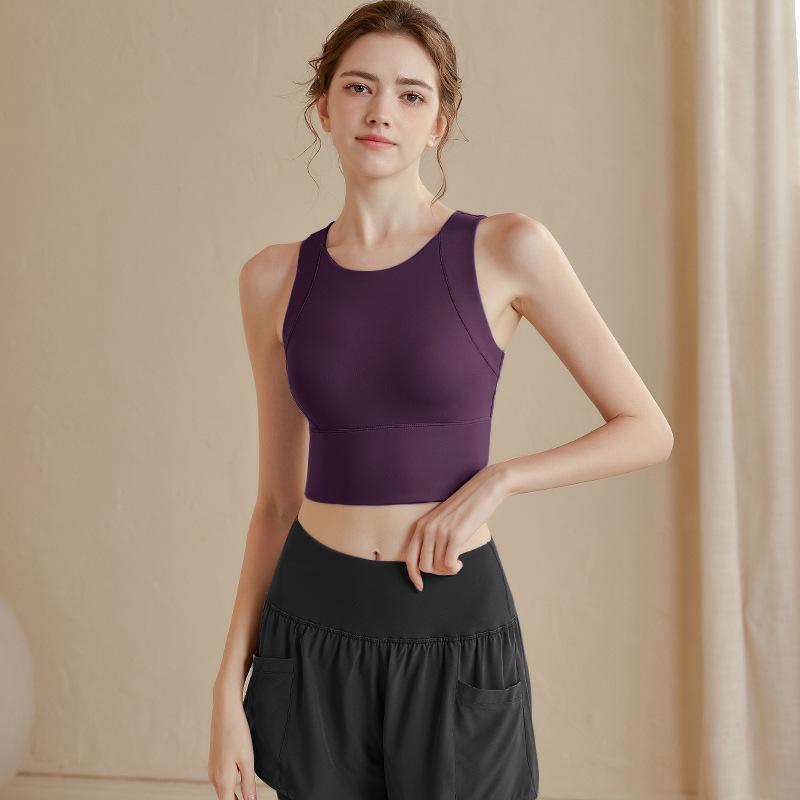 Stoßfester Hochintensitäts-Sport-BH für Damen mit Seitenhalt für Laufen und Fitness
