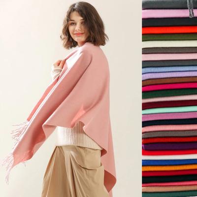 Sciarpe Scialli Copricapi Donna 36 Colori Sottili Imitazione Cashmere con Frange Stole Hijab Firmato Lunghe Pashmina Foulard Sciarpe