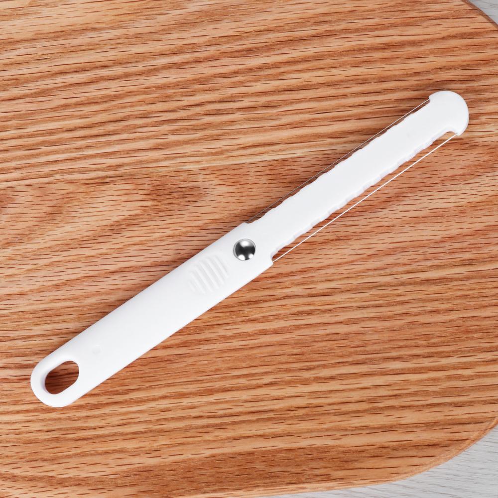 1PC New Fashion Cheese Butter Slicer Peeler Cutter Tool Wire Thick Hard Soft Handle Plastic Cheese Knife Cooking Baking Tools