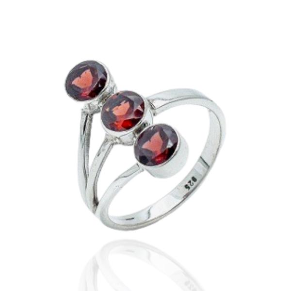 Natural Red Garnet Ring, 925 Sterling Silver Ring, Boho Statement Ring, Women Ring, Handmade Ring, Promise Ring, Wedding Gift, Ring For Her