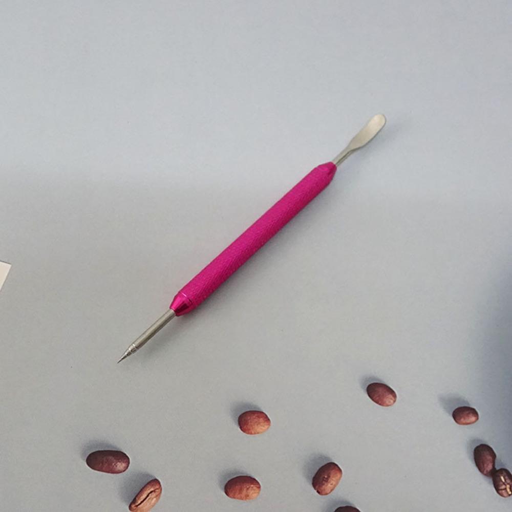 Non-slip Handle Latte Art Pen Double Tips Carved Stick Coffee Tool Coffee Latte Art Needle  Cafe