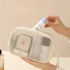 Large Capacity Key Bags Transparent Cosmetic Bag Square Mesh Storage Pouch Zipper Coin Purse Wash Bag Stationery Case