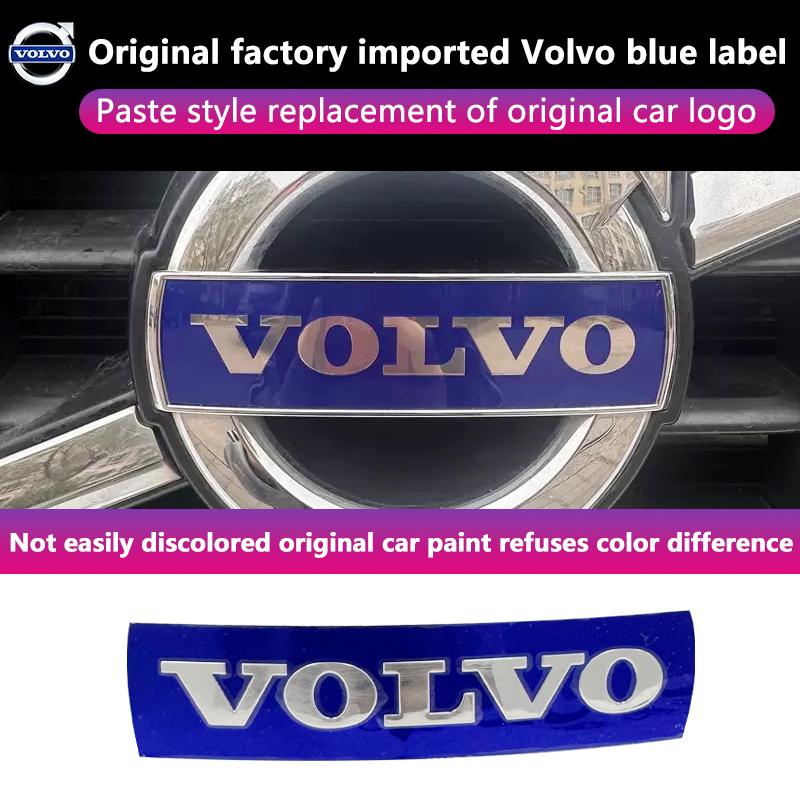 Car Badge Stickers Front Grille Trunk Steering Wheel Logo Rear Trunk Emblem For Volvo Rdesign S80 V40 V50 V60 V70 S80L XC60 XC90