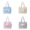 Nylon Bag For Students With Zipper Closure And Inner Pockets For Daily Use