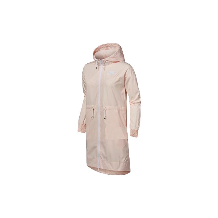 Nike Sportswear Women s Woven Hooded Jacket Light Pink White 932060-838 L