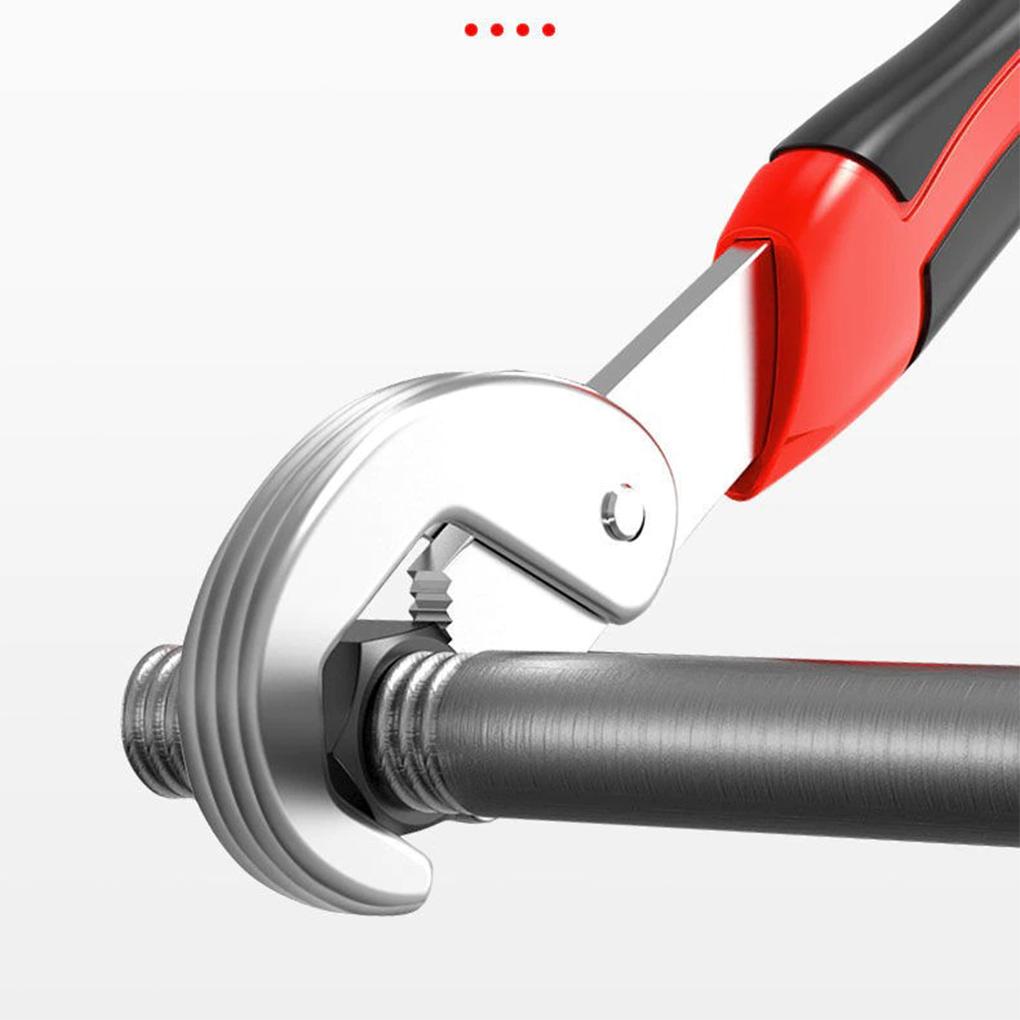 Stahlschlüssel Tragbares Handheld-Plattenwerkzeug Multifunktional Professionell Wasserhahnrohrventil Heizkörper Radschlüssel Handwerkzeug