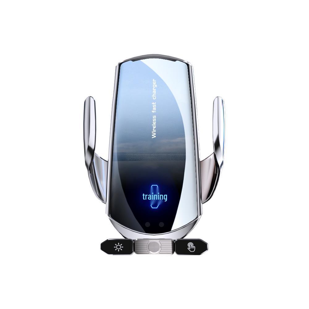 Q88 Magic Clip: 15W Wireless Car Phone Holder with Removable Magnetic Charger and Navigation Support