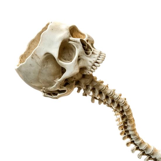 Gothic Home Decor Skull Spine Planter, Resin Skeleton Planter Pot, Horror Halloween Retro Bone Ornament Flower Vase, Spooky Gifts For Women