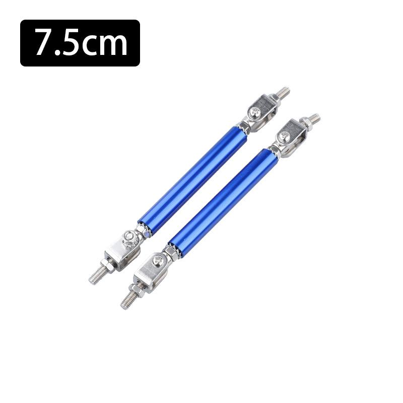 2x Univerzální Závodní Nastavitelná Přední Zadní Lišta Nárazníku Rozdělovač Podpěrná Tyč Sada Závodní 75mm/100mm/150mm/200mm Styling Auta Tunning