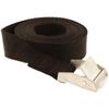 Fastening Strap 25mm x 150cm with Self-Locking Buckle Silver 250kg
