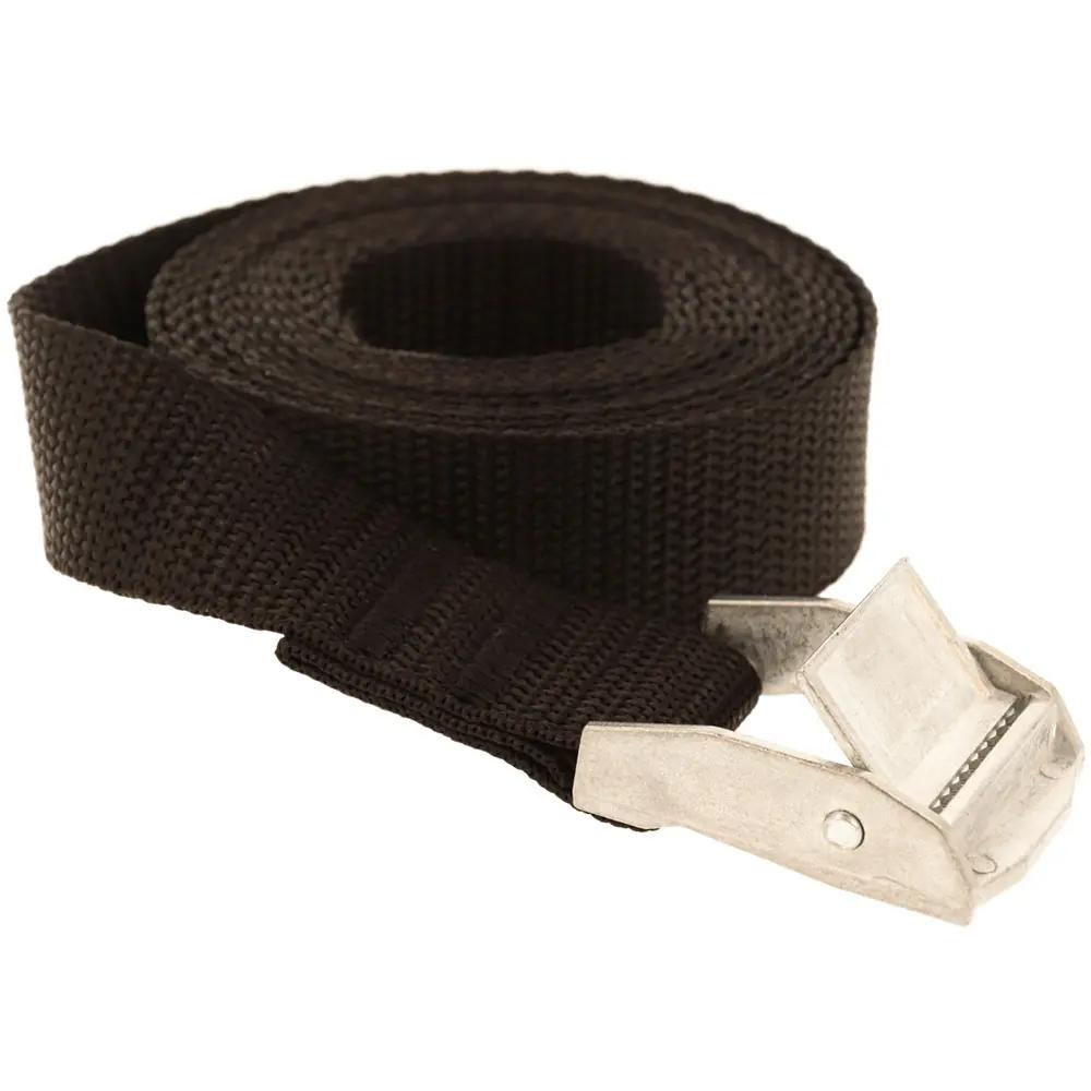 Fastening Strap 25mm x 150cm with Self-Locking Buckle Silver 250kg