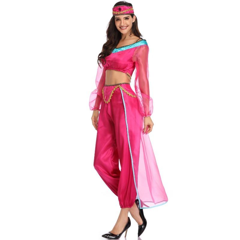 M-XL new model, Halloween search banner magic lamp jasmine princess costume, adult cosplay stage costume