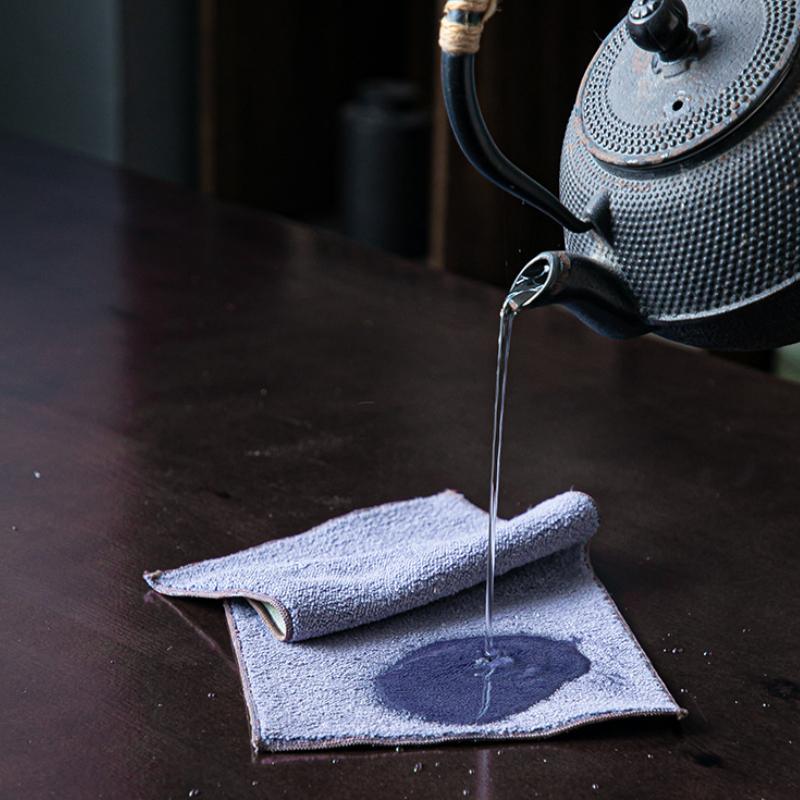 Chinese Multi-use Absorb Water Thickened Table Towel Creative Concise Style Tea Napkins Cloth Tea Ceremony Decoration New