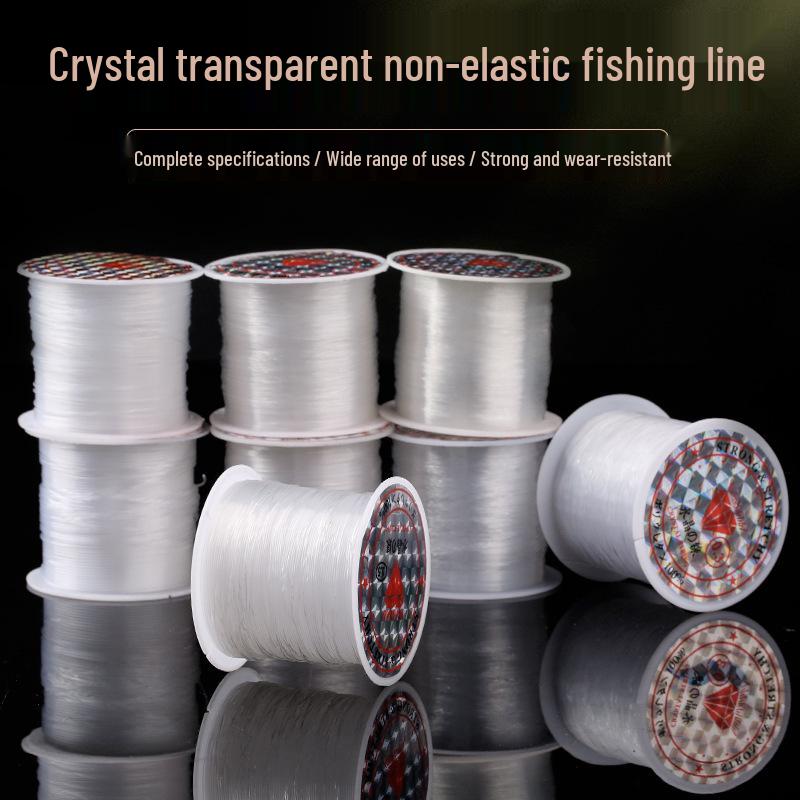 Handmade No-Stretch Fishing Line for Beading, Weaving, Bracelets, and Jewelry Accessories
