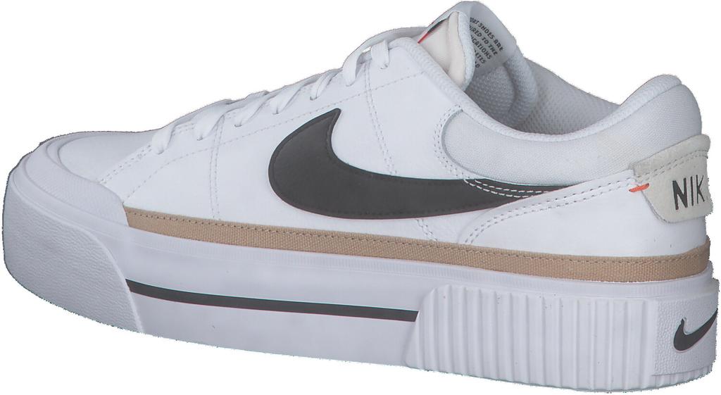 Nike Court Legacy Lift Women's Sneakers (DM7590-100) White/hemp/team Orange/black