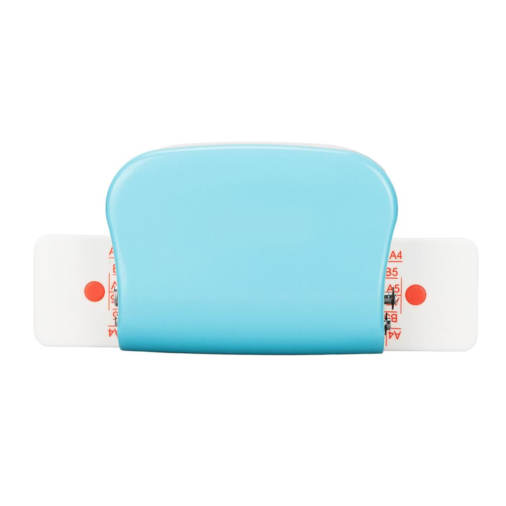 Manual Binding Machines Multipurpose 6 Holes Cinch Book Binding Machine for Home Office Light Blue