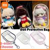 Xiaomi 1/2 Stück Transparente Schutztasche Puppen Outdoor Staubdichte Box für LABUBU Dress Up Vitrine mit verbessertem Hakenzugang zur Aufbewahrung