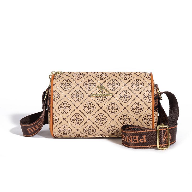 2025 neue Damen-Schräg-Spanne Mode Kissen Tasche vielseitig bedruckt große Kapazität Schulter Damen Tasche