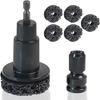 Car Wheel Hub Cleaning Tool Wheel Stud and Hub Grinding Maintenance Cleaner Kit for Nuts, Car & Truck