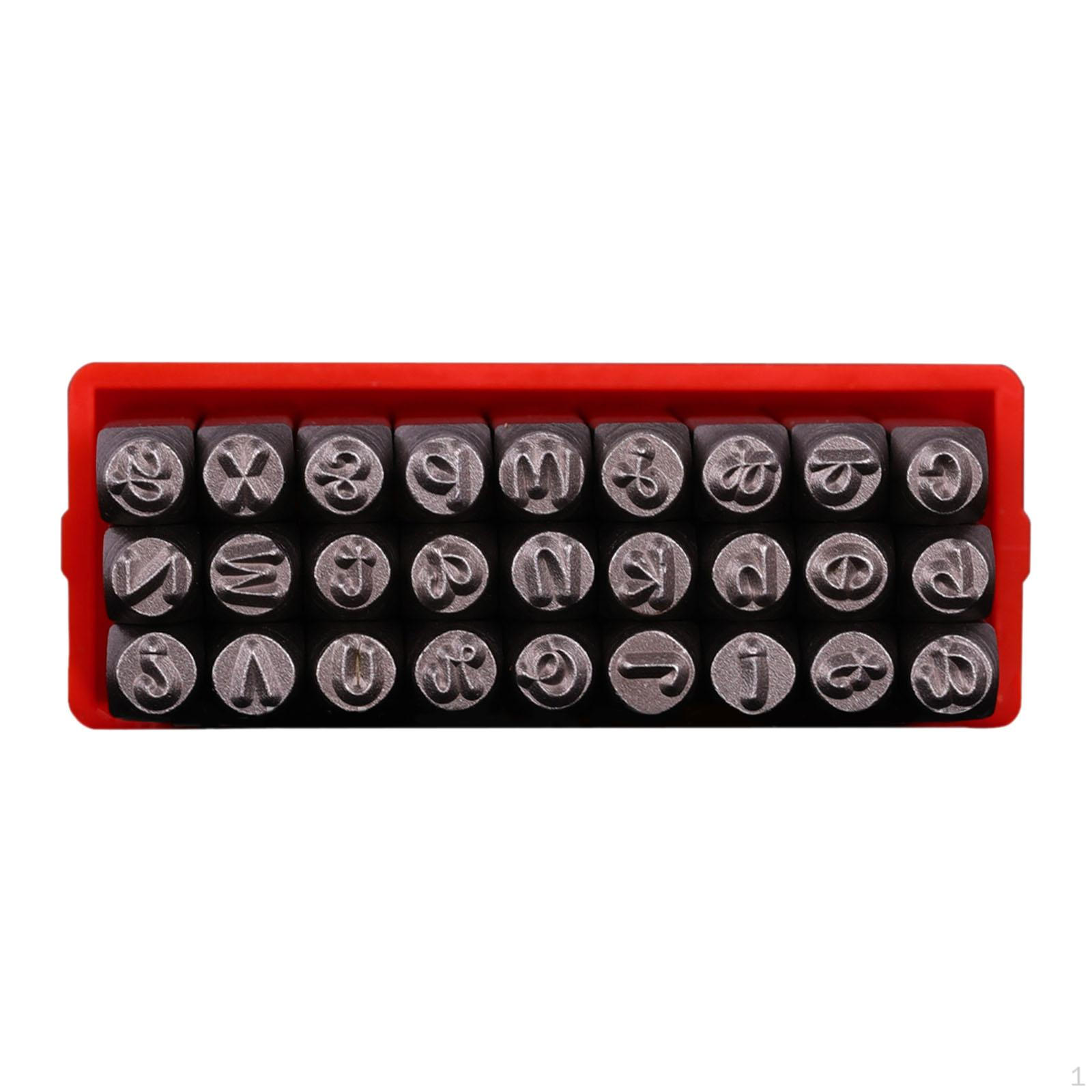 

Набор инструментов для штамповки металлических букв алфавита и цифр для изготовления ювелирных изделий Lowercase letters