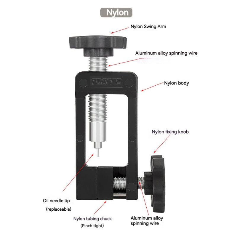 Bicycle Hydraulic Brake Bleed Kit Bike Oil Injection Tool For Brakes Hydraulic Hose Cutter For Bike T Handle Brake Bleeding